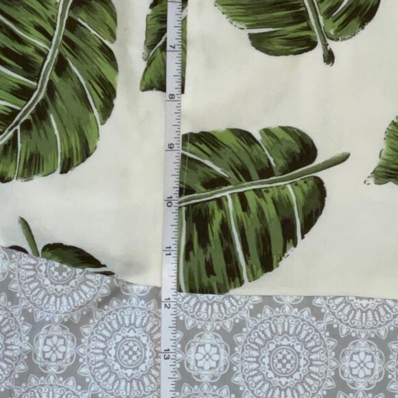 Tropical Palm Croptop Zipper Back by Gilli - Size L - Picture 2 of 7